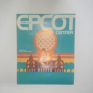 EPCOT Center Map from the 1980s