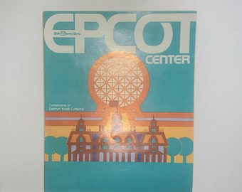 EPCOT Center Map aus den 1980er Jahren