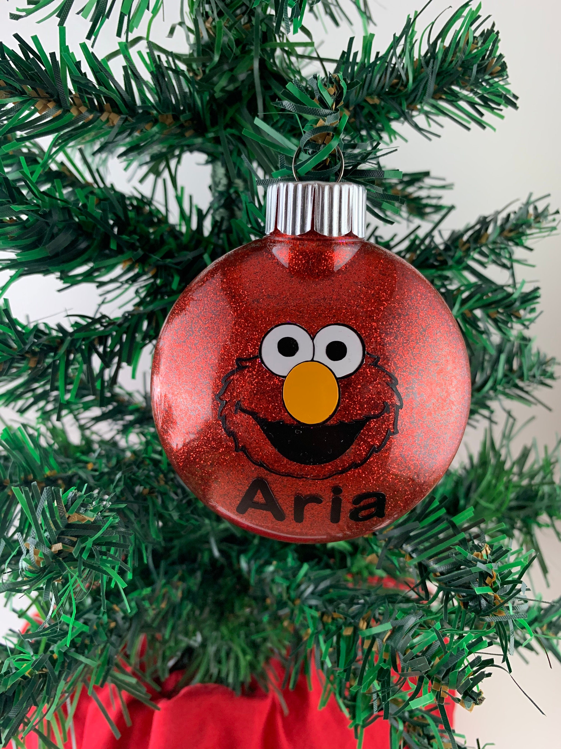 Elmo Ornament Personalized Elmo Ornament Sesame Street Etsy