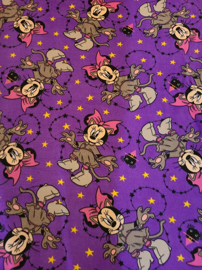 Minnie Mouse Halloween Fleece Throw Blanket bild 2