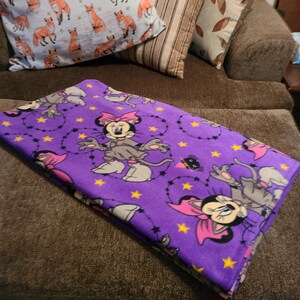 Minnie Mouse Halloween Fleece Throw Blanket bild 3