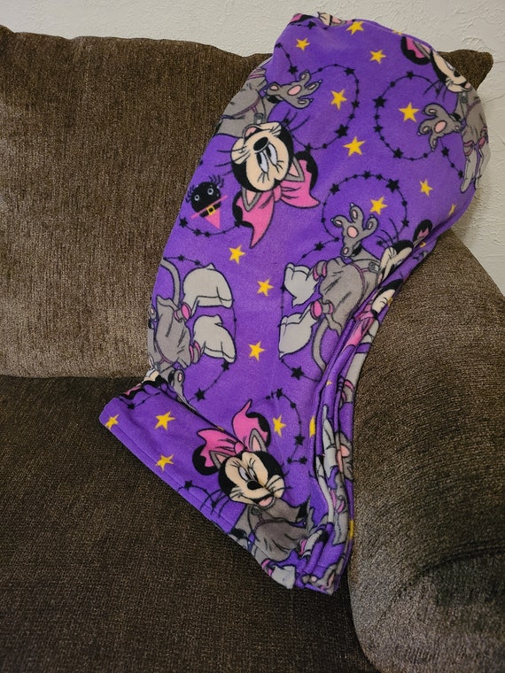 Purple minnie mouse blanket new arrivals