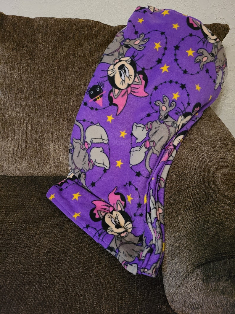 Minnie Mouse Halloween Fleece Throw Blanket bild 5