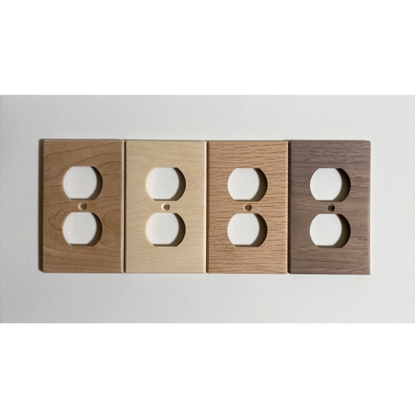 Wood Outlet Cover Plate/Duplex