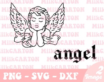 Baby Angel Svg Etsy