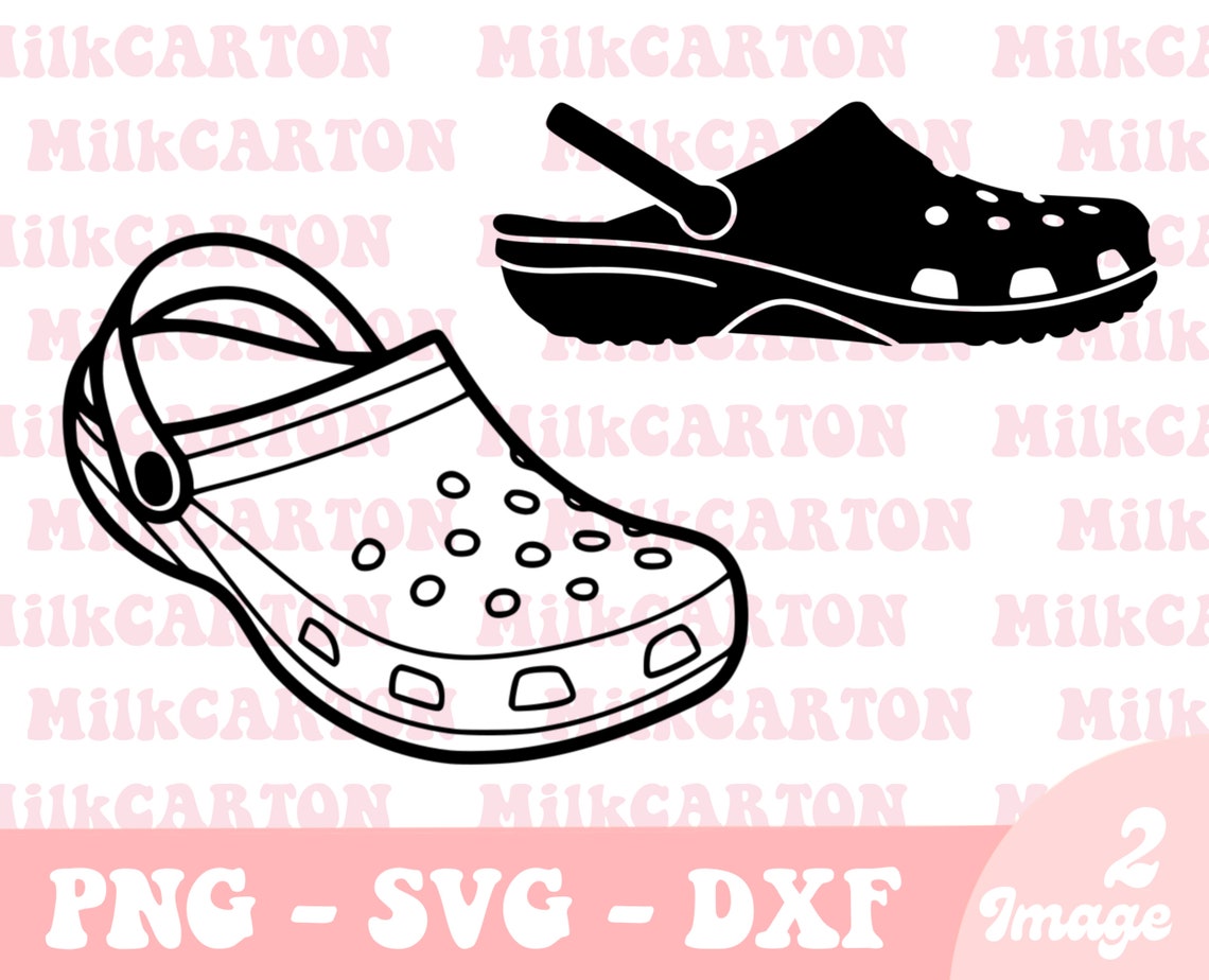 Crocs SVG File Bundle | Etsy