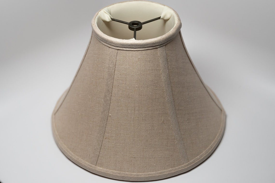Sewn Linen Lamp Shade Handmade Taylor Linen Lamp Shade Etsy