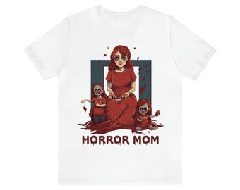 Horror Mom T-Shirt, Horror Movie Shirt, Goth Tee, Mother's Day Goth Shirt, Gift For Mother's Day, Girl Gothic T-Shirt, Horror Lover Shirt