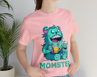 MOMster T-Shirt, Monster Mom Shirt, Goth Tee, Mother's Day Shirt, Gift For Mother's Day, Girl Monster T-Shirt, Monster Mommy Shirt