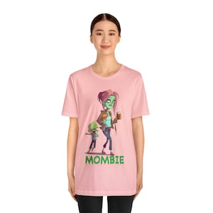 MOMbie T-Shirt, Zombie Mom Shirt, Goth Tee, Mother&#39;s Day Shirt, Gift For Mother&#39;s Day, Girl Zombie T-Shirt, Zombie Mommy Shirt