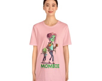 MOMbie T-Shirt, Zombie Mom Shirt, Goth Tee, Mother's Day Shirt, Gift For Mother's Day, Girl Zombie T-Shirt, Zombie Mommy Shirt