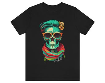 Female Skeleton Pop Art Design T-Shirt, Hipster Halloween t-shirt, unisex shirt, Pop Art Tee, Skeleton Shirt, Pop Art Skeleton Unisex shirt