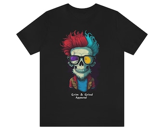 Wild Skeleton Pop Art Design T-Shirt, Halloween t-shirt, unisex shirt, Pop Art Tee, Skeleton Shirt, Pop Art Skeleton Unisex shirt