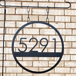 Address Metal Garden Flag, Address Garden Flag, Metal Garden Flag, Garden Flag, Address Sign, Metal Address Sign, House Number Sign