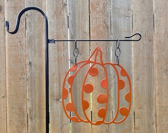 Fall Decor, Fall Metal Garden Flag, Fall Garden Flag, Garden Flag, Fall Outdoor Decor, Pumpkin Sign, Fall Porch Sign, Metal Sign, Yard Art
