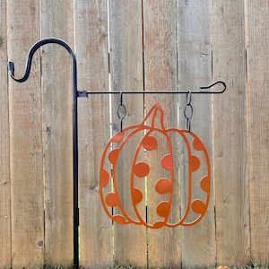 Fall Decor, Fall Metal Garden Flag, Fall Garden Flag, Garden Flag, Fall Outdoor Decor, Pumpkin Sign, Fall Porch Sign, Metal Sign, Yard Art