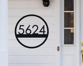Home Number Sign, Modern Address Sign, Address Metal Sign, House Numbers, Custom Address Sign, Address Sign For House, Housewarming Gift