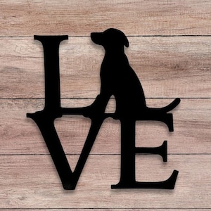 Dog Metal Sign, Dog sign, Pet Wall Decor, Dog Lover, Dog Wall Decor, Pet Owner Gift, Dog Mom, Metal Sign, Dog Mom Gift, Housewarming Gift