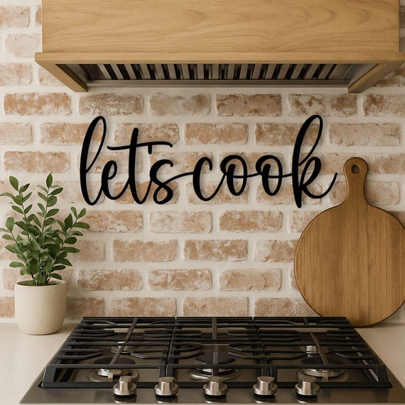 Kitchen Wall Art Metal Eat Sign for Rustic Decor Wall Hanging for Kitchen Over Stove Housewarming or Christmas Gift for Cook