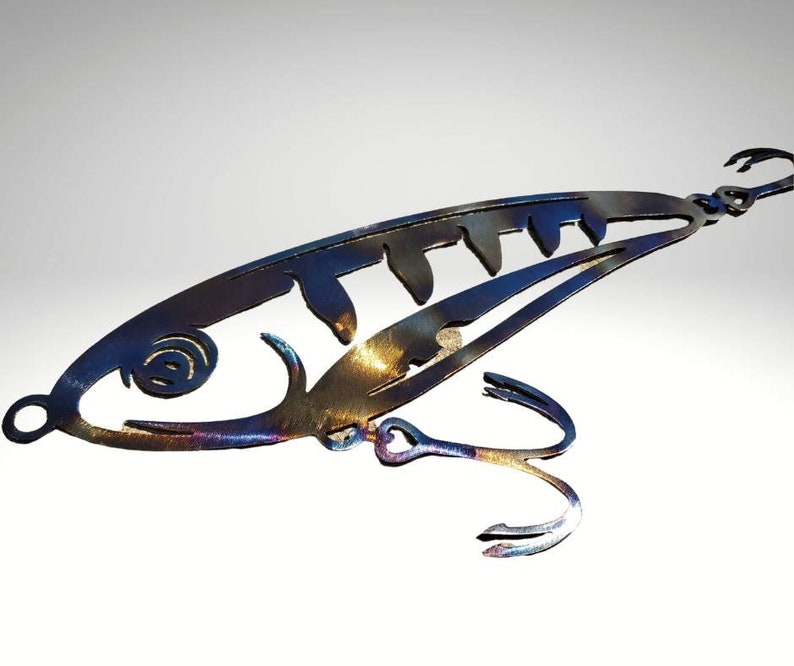 Fishing Lure Wall Decor Fishing Lure Sign Fishing Decor Etsy