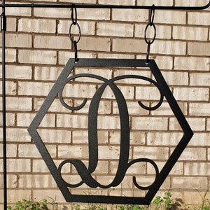 Initial Garden Flag