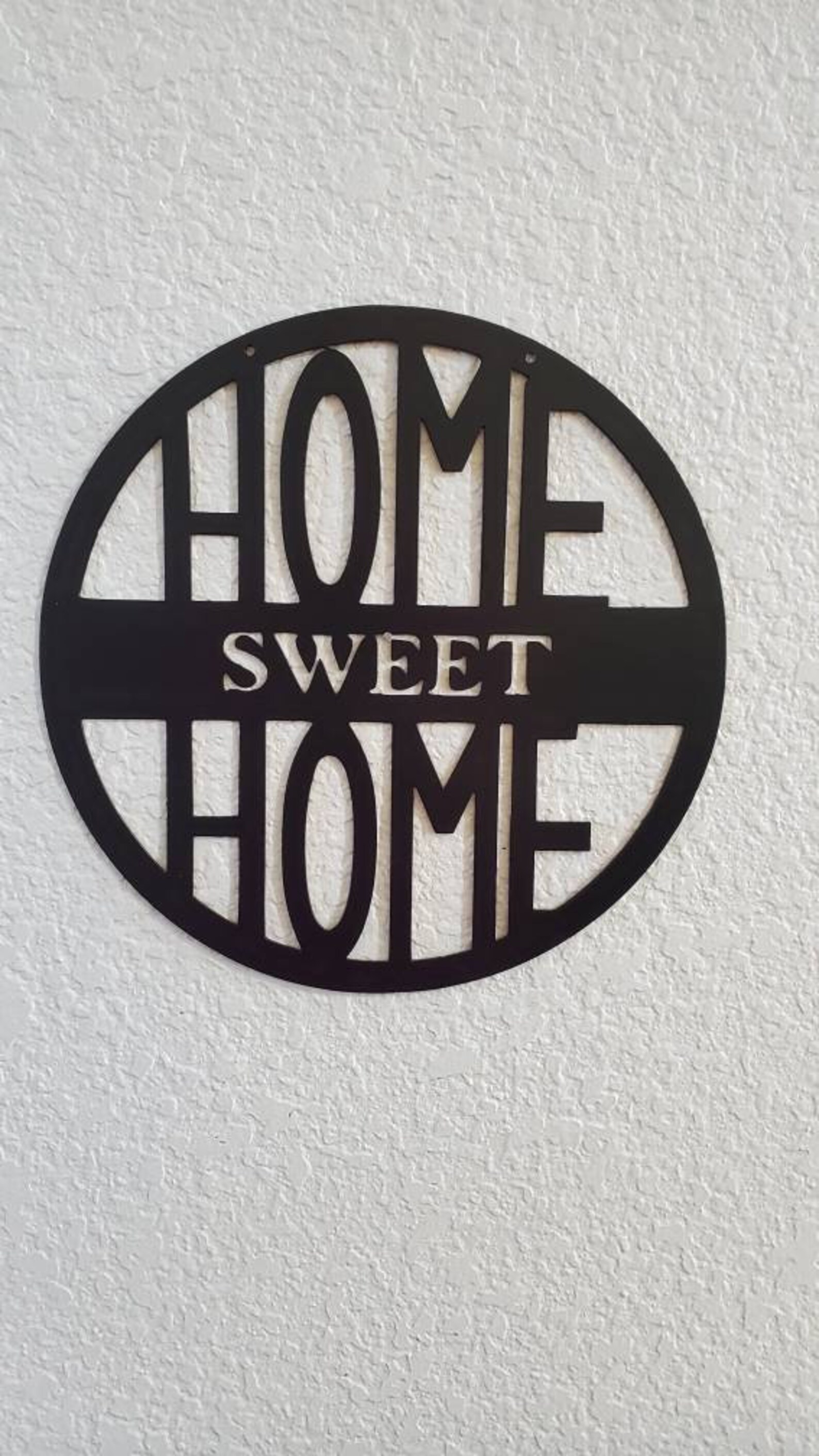 Home Sweet Home Metal Wall Decor Home Sweet Home Sign Decor Etsy