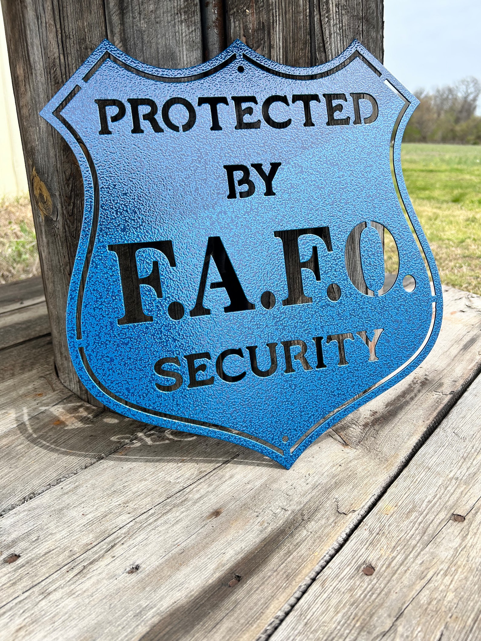 FAFO Sign, Metal Home Security Sign, Security Sign, Metal Signs for ...