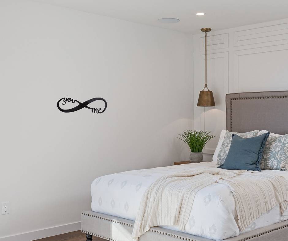 You and Me Infinity Metal Sign You and Me Wall Hanging Wall Etsy