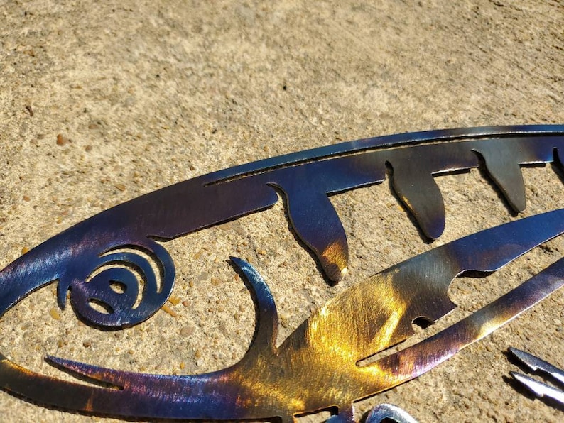 Fishing Lure Wall Decor Fishing Lure Sign Fishing Decor Etsy