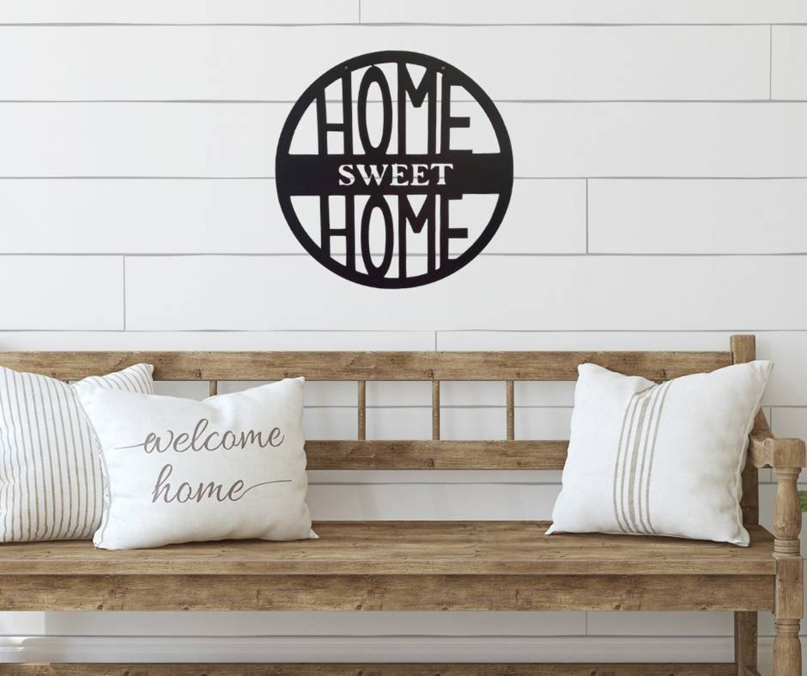 Home Sweet Home Metal Wall Decor Home Sweet Home Sign Decor Etsy