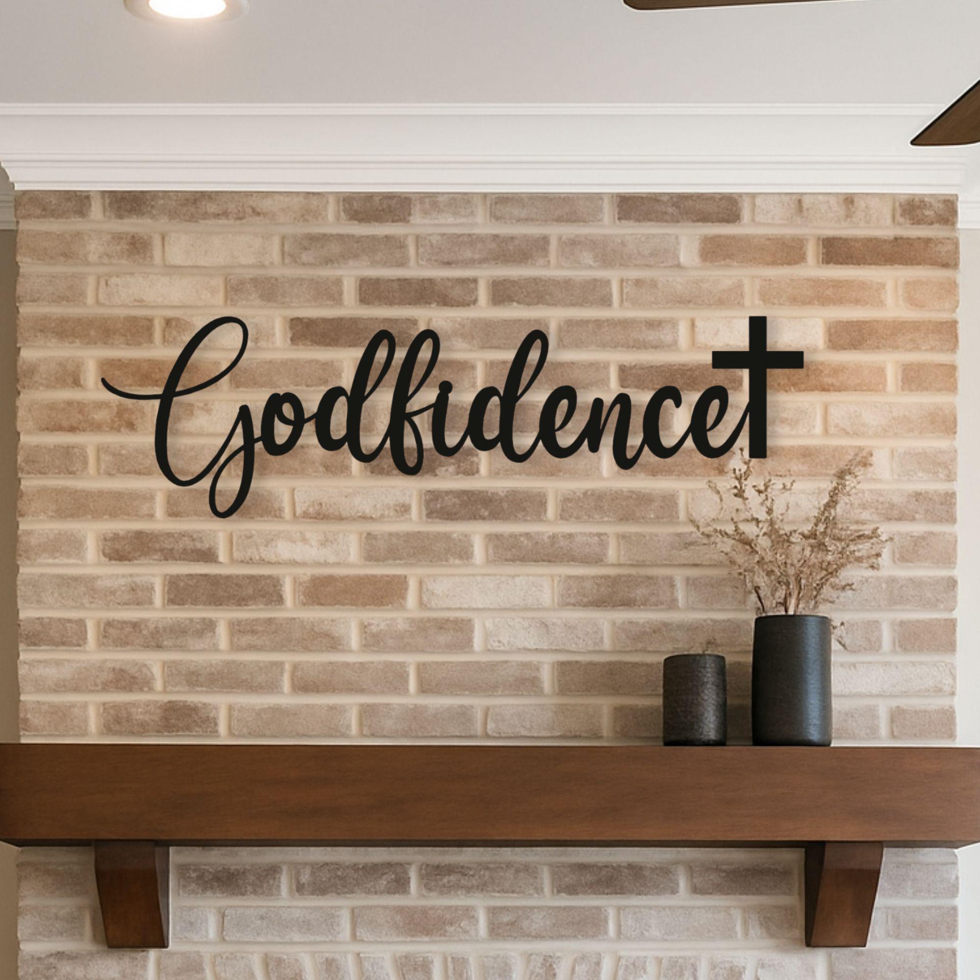 Inspirational Christian Wall Art, Metal Scripture Sign, Faith Wall ...
