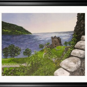 Loch Ness Urquhart Castle - Print