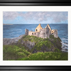 Dunluce Castle - Print (Original also for sale, see listing)
