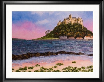 St Michael's Mount - Print (Original auch zum Verkauf, siehe Listing)