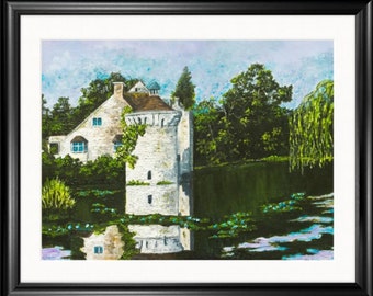 Scotney Castle - Print (Original also for sale, see listing)