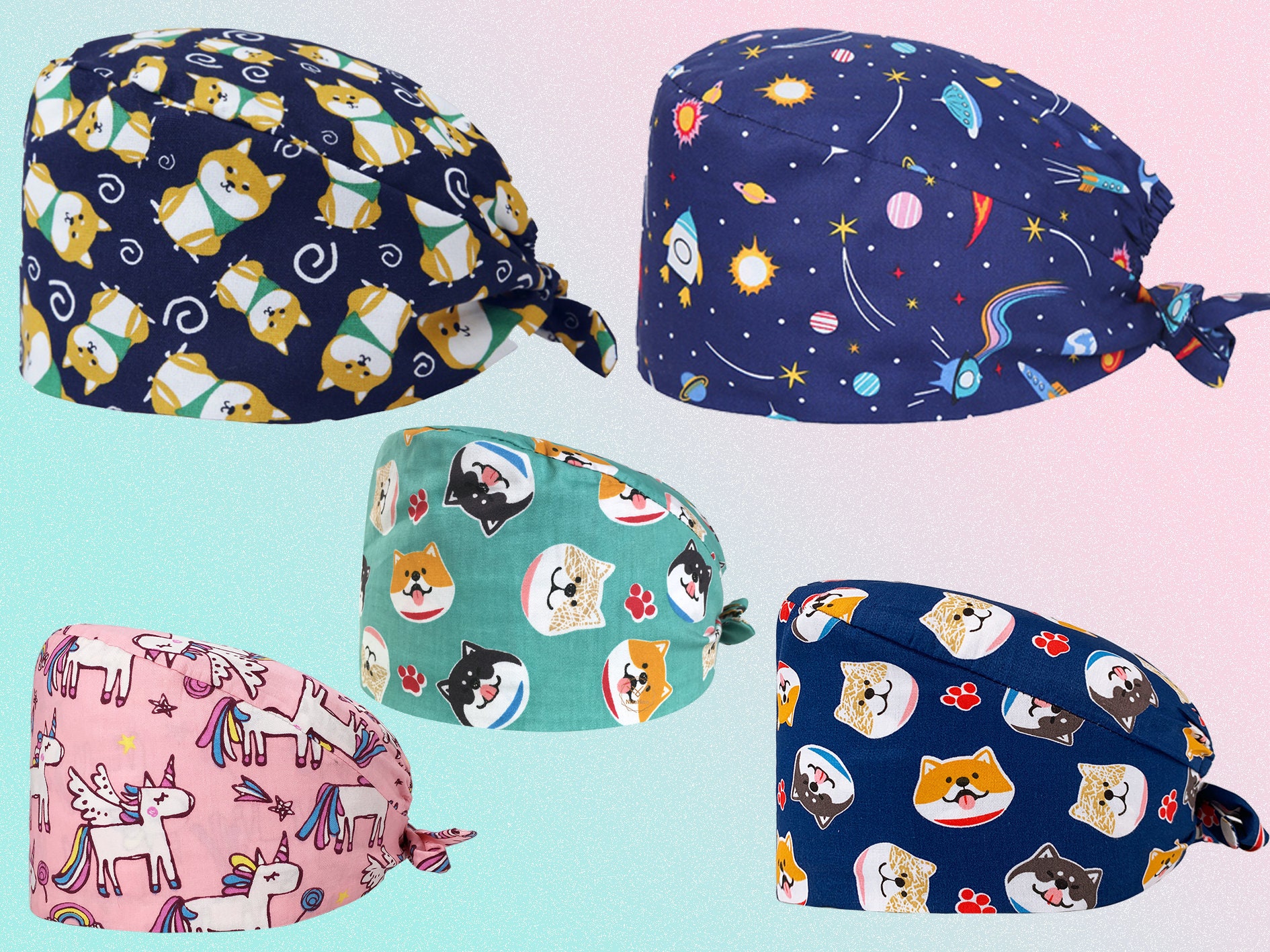 Scrub Hats for Nurses Doctors and 