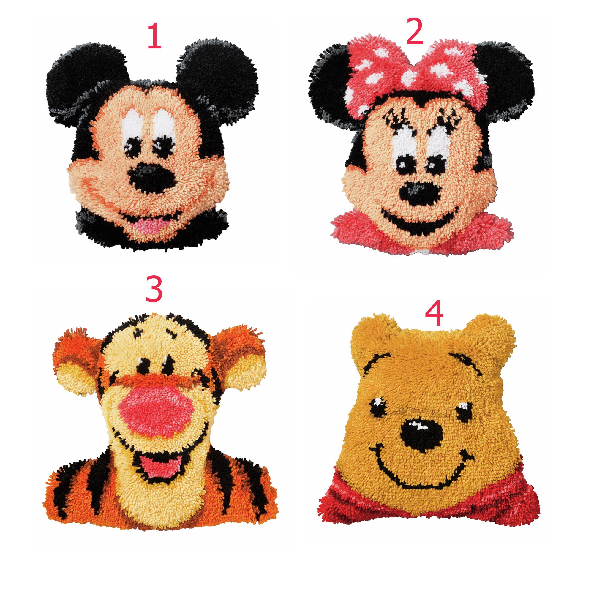 Disney Latch Hook Rug Set Handmade Crafts Embroidery DIY Etsy