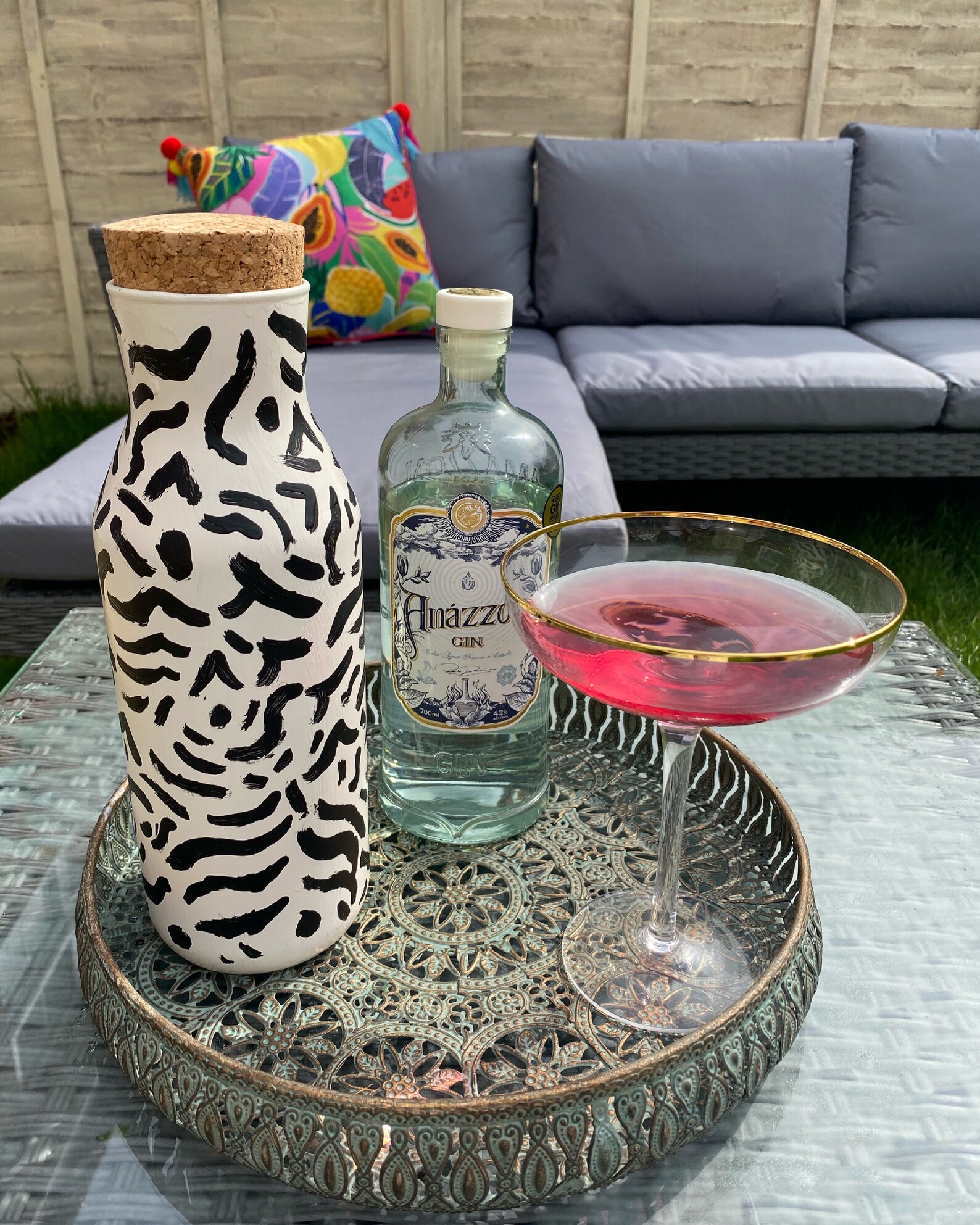 Hand painted cocktail jugs Etsy