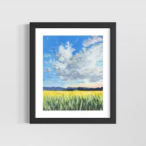 IMPRESIÓN - Verano Dorado - Impresión Giclée de alta calidad - 20 x 25 cm con borde blanco de 2,5 cm - Adirondacks, Catskill, Berkshires, Vermont