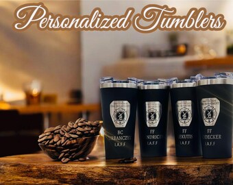 Personalized Tumbler, Custom Metal Mug, Promotional Gift