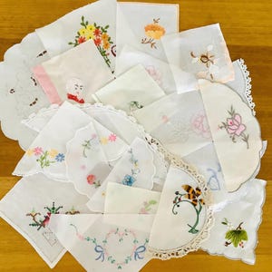 Doily pieces/snippets inspirational pack, for craft projects.