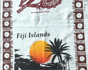 Islas Fiji, paño de cocina de lino puro