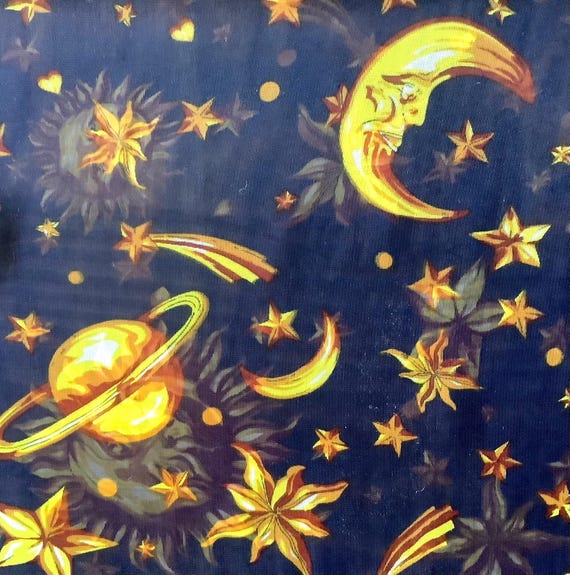 Long, rectangular, blue tones,and solar system pa… - image 6