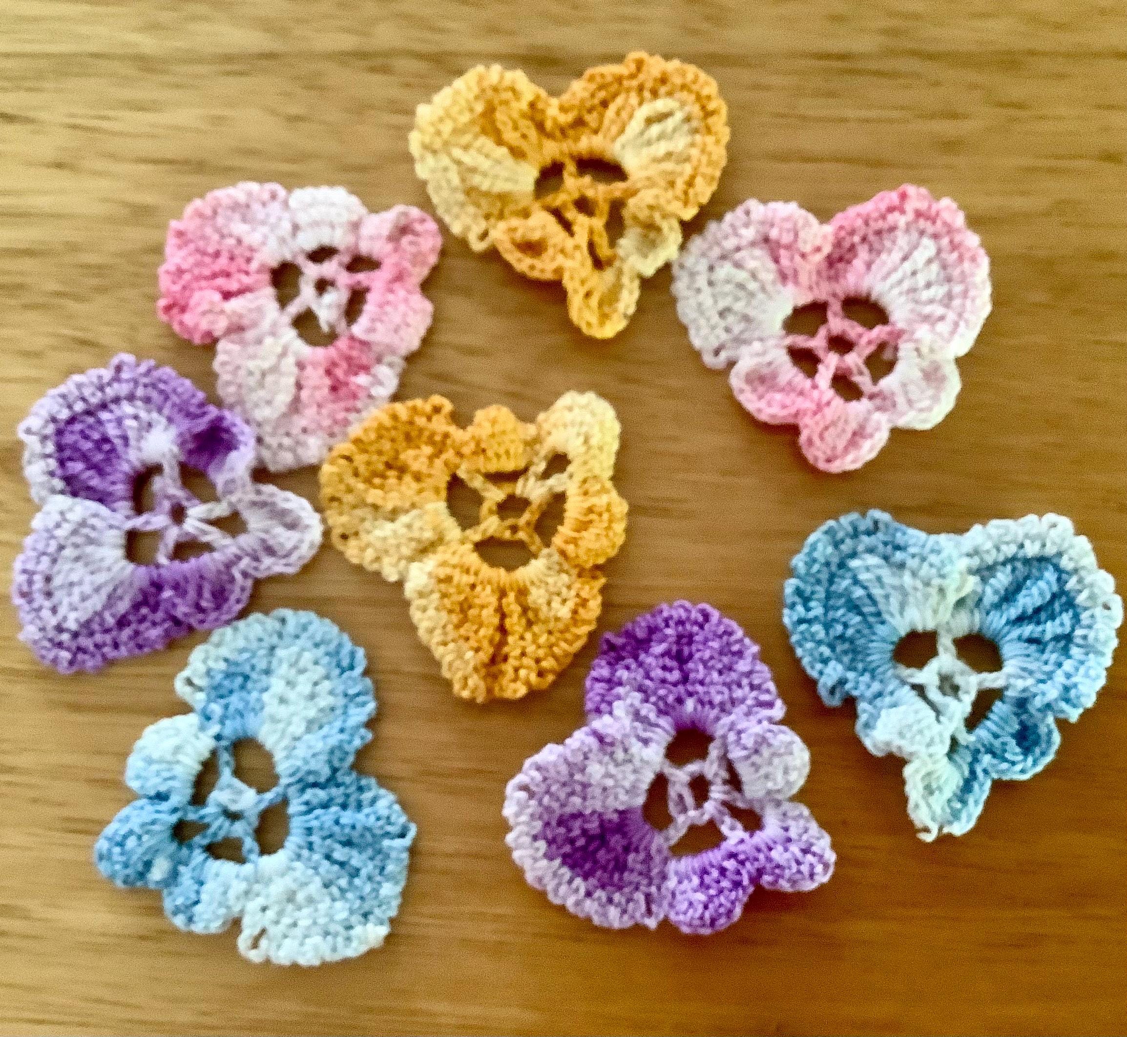 Pansy doily - Etsy 日本