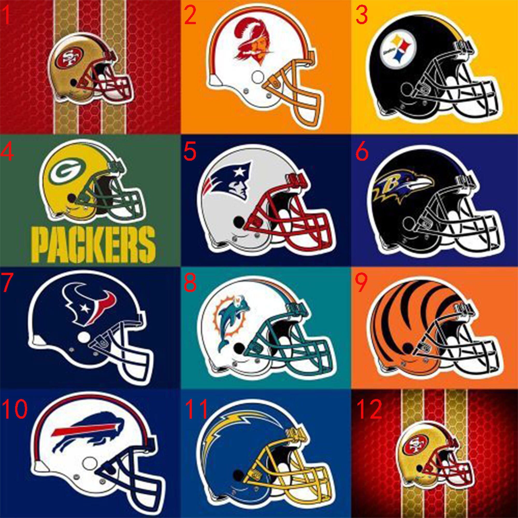5D DIY Diamond Painting NFL Team logo Cross Stitch Kit | Etsy