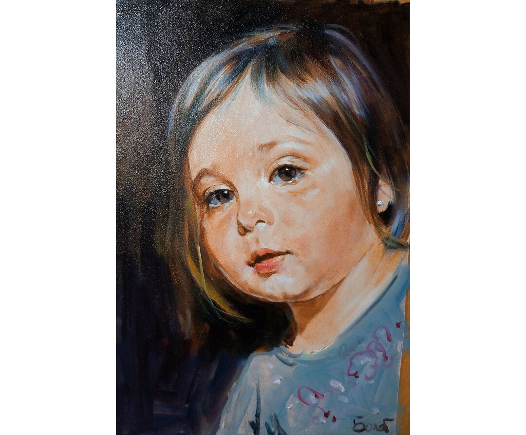 Custom Oil Portrait Painting: Original Art Commission on Canvas by ...