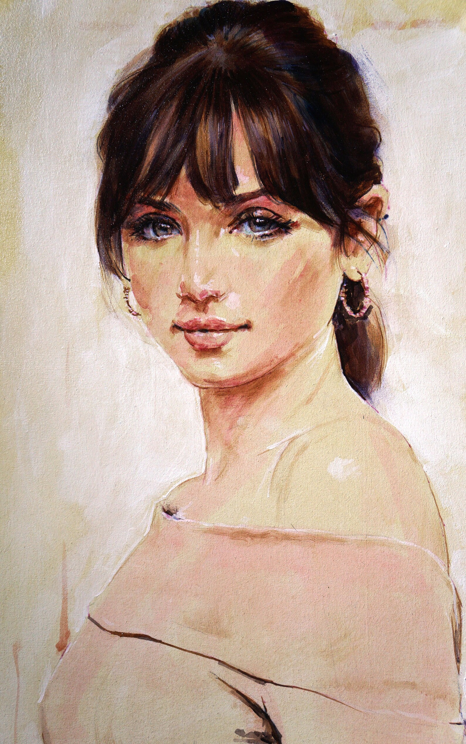 Custom Portrait Painting Original Art Commission Oil on Canvas Large ...