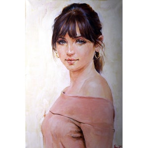 Custom Portrait Painting Original Art Commission Oil on Canvas Large Artwork by ArtBolot