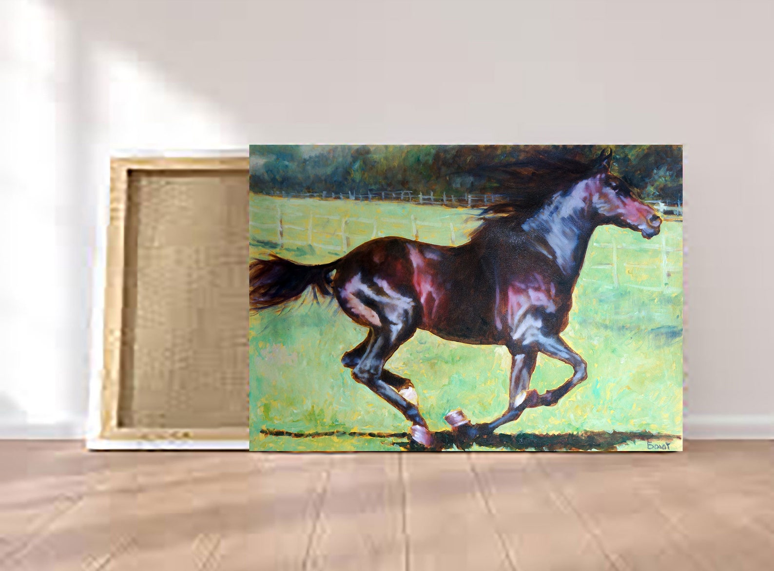 Horse Painting Original Art Extra Large 32 by 48'' Oil Etsy Australia