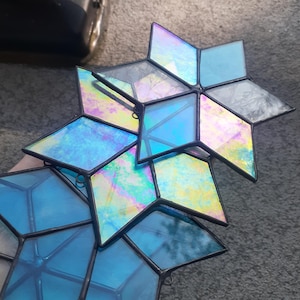 Stern Suncatcher, Glasmalerei-Weihnachtsanhänger